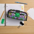 thumbnail image 2 of Minecraft Utility Pencil Pouch, Zippered, Multi Color, 2 of 4