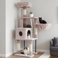 thumbnail image 1 of Árbol para Gatos Heybly Mushroom HCT200SMU 125 cm con Tubo de Acero, 1 of 9