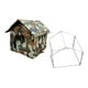 thumbnail image 3 of Casa para gatos de exterior, impermeable, fácil de montar, cálida, con diseño de para puerta, suministros para mascotas, refugio para gatos M, 3 of 8