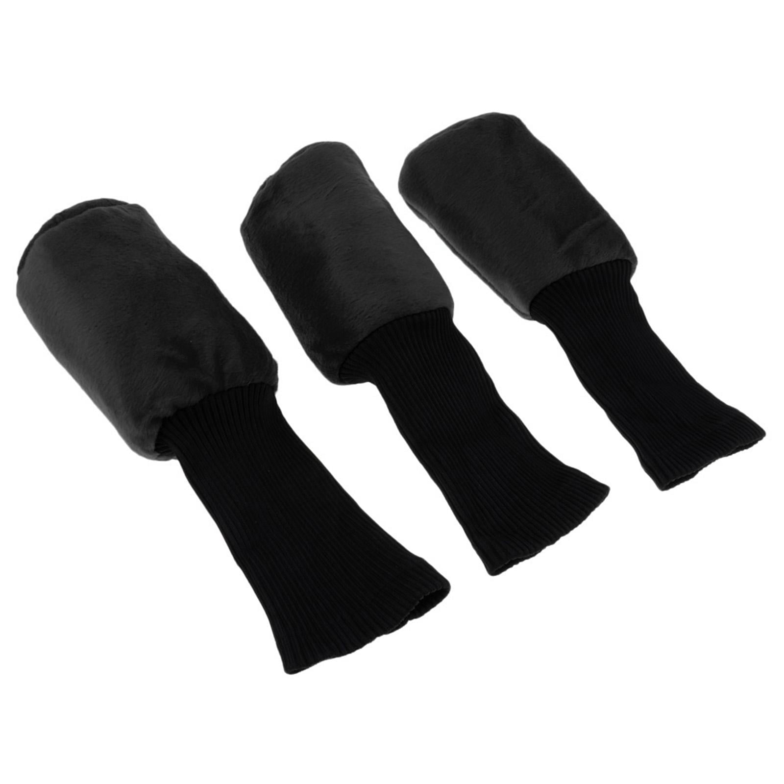 Axioma 2X 3 Pack Durable Golf Club Head Cover Hybrid Driver Headcover Guards Sock 33cm