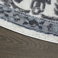 thumbnail image 3 of Nicole Miller New York Kenmare Celeste Traditional Medallion Area Rug, Gray/Blue, 7' 10" Round, 3 of 5