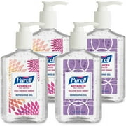 (Pack of 4) PURELL Advanced Hand Sanitizer Refreshing Gel Design Series, 8 Oz Pump