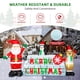thumbnail image 5 of Estandarte inflable navideño con forma de reno de Papá Noel de 3 m, 5 of 9