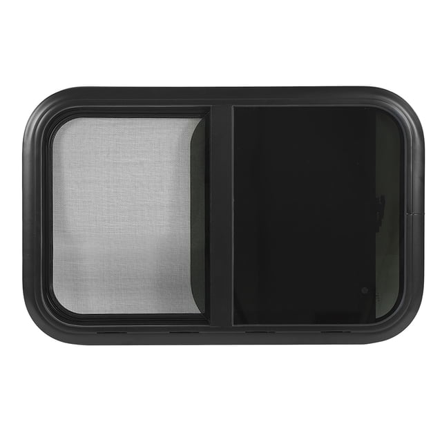 Remorque de Fenêtre Coulissante pour RV L800 H450mm en Verre Trempé Résistant aux UV Marine