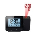 thumbnail image 2 of Linyer Projection Alarm Clock LED Digital USB Charging Wall Humidity Temperature Projector Snooze Function Backlight Home Kids Black, 2 of 8
