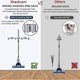 thumbnail image 3 of Wall Mounted Stainless Steel Mop Mop Holder Broom Holder With 4 Clips And 5 Hooks Wall, 3 of 4