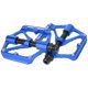 thumbnail image 2 of Pedal De Rodamiento De Bicicleta 3, Puerto Roscado De 14 Mm Pedal De Rodamiento De Bicicleta Mecanizado CNC Fácil De Instalar Para Bicicletas De Carretera Cergrey Azul, 2 of 8
