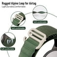 thumbnail image 4 of YUNOVA AirTag Strap with Secure G-Hook, Rugged Alpine Loop Compatible with Apple AirTag, Lightweight Nylon Band for Hiking, Running, Anti-Loss Tracking, 4 of 8