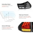 thumbnail image 5 of VIPMotoZ 2004-2009 Lexus RX330 RX350 LED Tail Lights, Driver & Passenger Side, 5 of 7