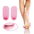 thumbnail image 6 of Moisturizing Gloves&Socks with Touch Finger for Dry Cracked Hands Foot Spa Gel Lining Infused Moisten Hands and Foot Skin [One Size Fits Women and Men, Pink] (Gloves+Socks), 6 of 8