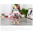 thumbnail image 5 of Lindo disfraz de Navidad para mascotas capa de Navidad rayas rojas y verdes para gatos y perros, 5 of 5