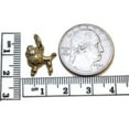 thumbnail image 4 of French Poodle Dog Charm Pendant 14k Yellow Gold, 4 of 4