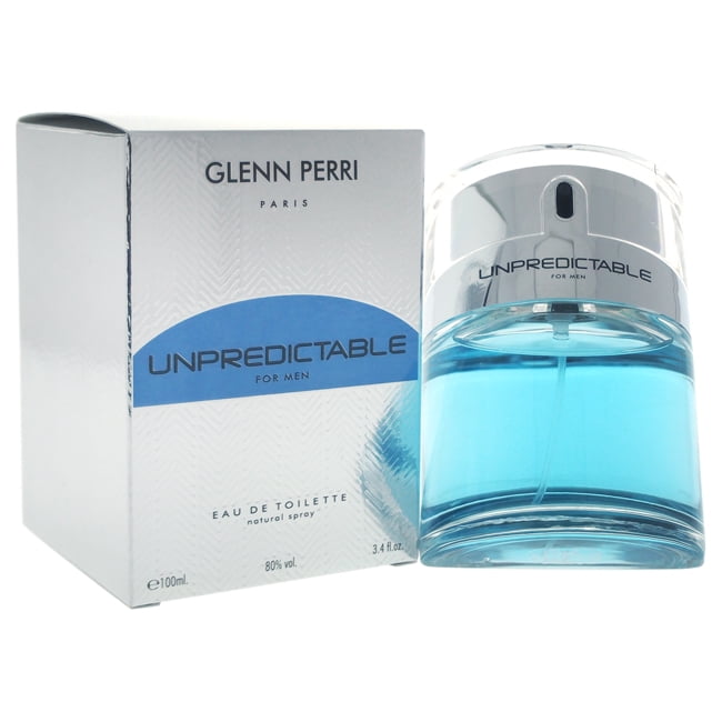 Glenn Perri Unpredictable Eau de Toilette, Cologne for Men, 3.4 Oz