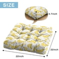 thumbnail image 7 of Tropical Banana Print Pillow&nbsp;– 22x22 Inch Square Floor Cushion, Dutch Velvet, Cute Cartoon Banana Design for Summer & Kids Room, 7 of 7
