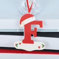 thumbnail image 4 of cbzote Letter Christmas Decorations Ornaments Set 26 Festive Home Hanging Alphabet Tree Holiday Party Supply, 4 of 8