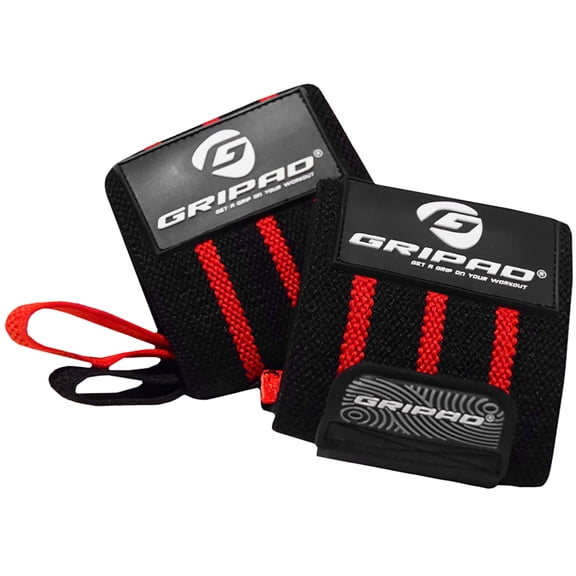 Gripad 12" x 3" Weight Lifting Support Wrist Wraps