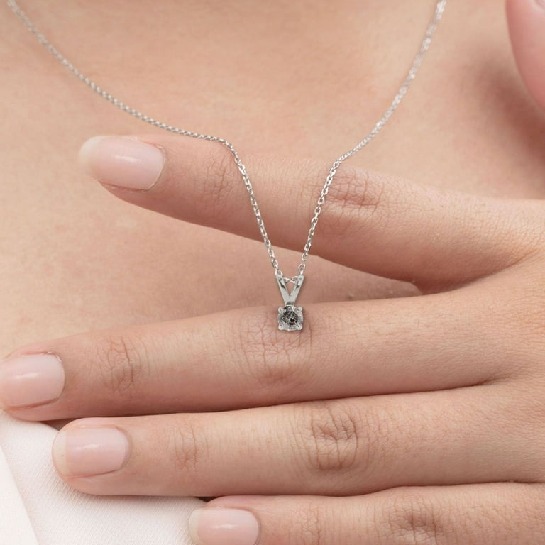 Walmart diamond hotsell solitaire necklace