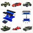 thumbnail image 6 of RC Car Work Stand Repair Workstation 360 Degree Rotation Lift Lowerw/Screw Tray for 1/10 1/8 -4 SCX10 D90 Blue, 6 of 6