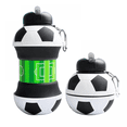 thumbnail image 1 of Botella de agua de fútbol – Regalos de fútbol únicos para niños y niñas – Botella de agua fresca para niños, plegable, a prueba de fugas, 1 of 5