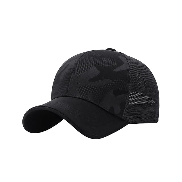 relayinert Sun Protection Hat For Men Comfortable And Adjustable Easy To Wear Gifts Baseball Cap Caps For Men black 1Set