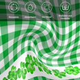 thumbnail image 6 of Cloth Napkins Set of 6 - 20x20 Inches, St. Patrick's Day Washable Reusable Table Napkins, Spring Lucky Grass Sage Green Buffalo Plaid Soft Absortbent Dining Napkin for Party Wedding Hotel Restaurant, 6 of 8