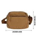 thumbnail image 3 of Bolsa cruzada de nailon para mujer con múltiples bolsillos con cremallera, cartera pequeña y ligera de hombro para uso diario, viajes y actividades al aire libre, 3 of 6