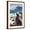 Brown Frame, variant on Art.com Sea Lions and Lighthouse - Oregon Coast Art Print by Lantern Press, 12" x 18"