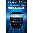 【6+128GB+Android 16】Car Radio Stereo Navi For Dodge Journey 2012-2020 ...