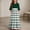 Green H, variant on Little Girls Maxi Dress 4-14 Years Ruffle Half Sleeve Round Neck Floral Print Tiered Long Dress with Side Pockets Army Green G 9-10 Years