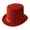Red children s model, variant on Adults Kids Prom Party Magician Hat Carnival Derby Hat Halloween Flat Top Cap
