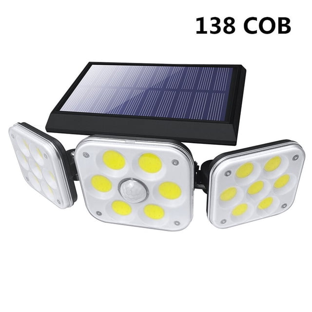 Luz LED Solar con Sensor de movimiento para exteriores, lámpara de emergencia impermeable para jardín, Camping, seguridad nocturna, 270