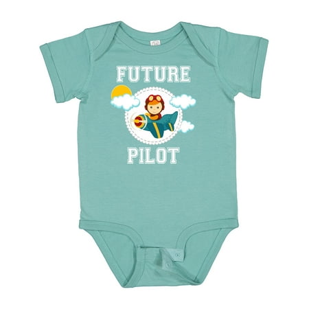 

Inktastic Future Pilot Airplane for Boys Gift Baby Boy Bodysuit
