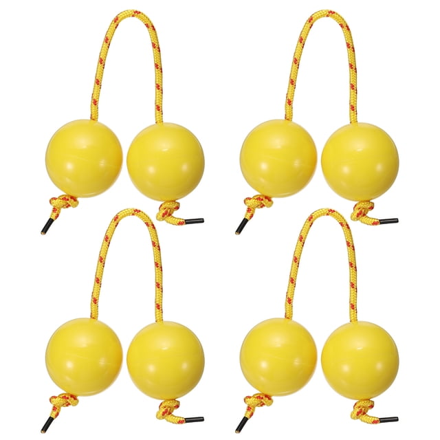 Uxcell Instruments de Percussion à Main Shaker Kashaka Rythmique Africain, Adaptés pour Mariage Jaune