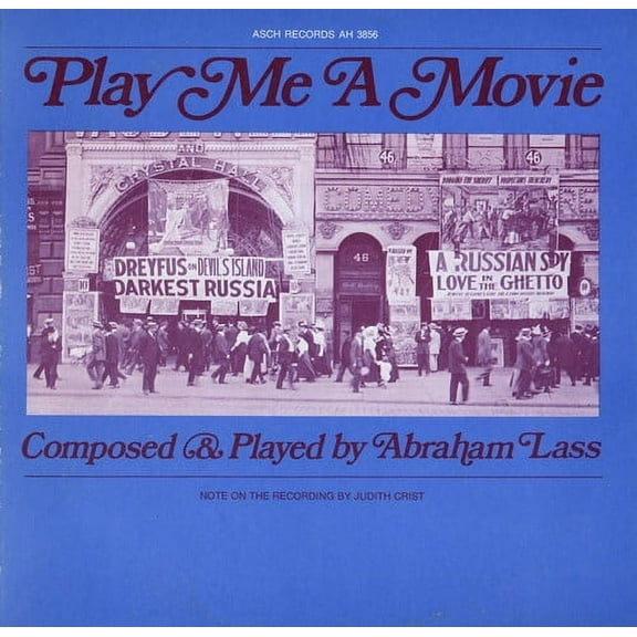 Abraham Lass - Play Me a Movie: Piano Music to Accompany Silent - Music & Performance - CD