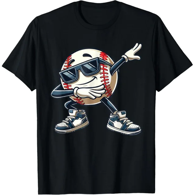 Baseball Day Happy Sunglasses Cute Summer Sport Tee T-Shirt