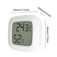 thumbnail image 4 of Humidity Meters,Temperature Meters Thermometer Indoor Thermometer Cellar Office Meters Cellar Temperature Nebublu With Mount Or Meter With Mount Thermometer Indoor Wall Indoor Wall Cellar, 4 of 7