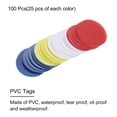 thumbnail image 2 of Unique Bargains 100pcs Waterproof Shipping Tags, PVC Metal Eyelet Durable Label Tear Resistant Blank Tag White/Red/Yellow/Blue, 2 of 6