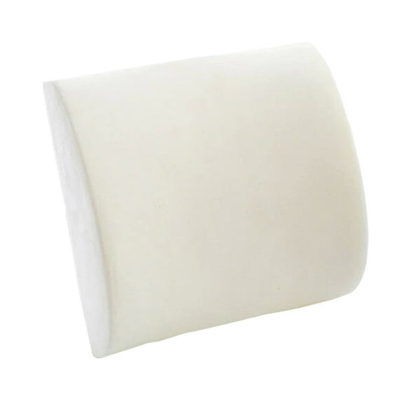 Cojín protector Lumbar con memoria de elevación lenta, almohada de viaje, asiento de vuelo para coche, silla de casa, soporte para la espalda y la cintura (blanco)