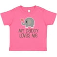 thumbnail image 3 of Inktastic My Daddy Loves Me Boys or Girls Baby T-Shirt, 3 of 5