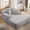 Light Grey, variant on Miniyam 70" x 48.5" Sofa Bed for Small Spaces, Convertible Chaise Lounge with Storage Pocket & Pillows, Plush Corduroy Futon, Black