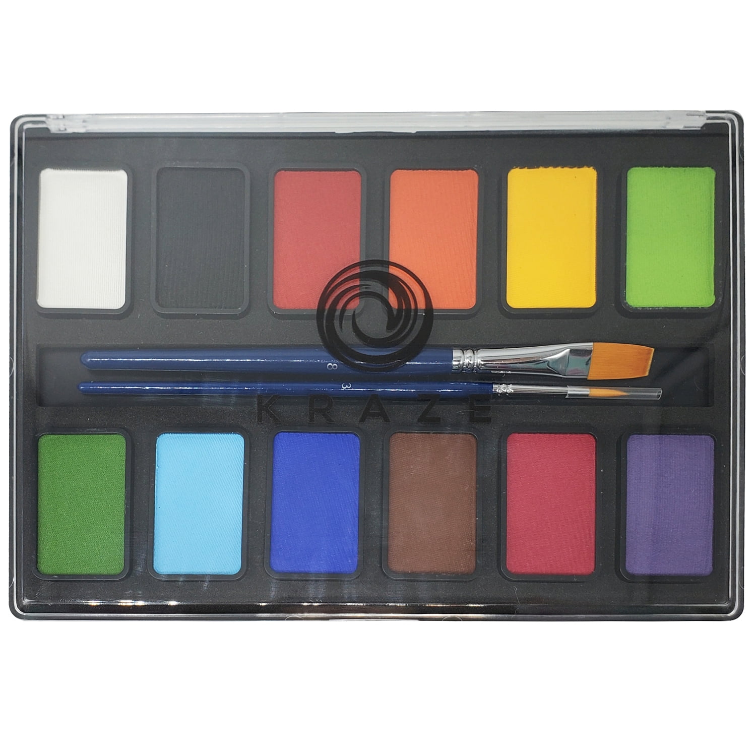 Face and Body Painting Palette with 12 Common Colors 10g each – Kryvaline  Body Art Makeup