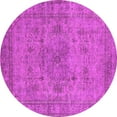 thumbnail image 1 of Ahgly Company Indoor Round Oriental Pink Industrial Area Rugs, 7' Round, 1 of 4