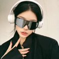 thumbnail image 6 of New Y2K Style Cycling Sunglasses Windproof Glasses for Men Women Retro-Reflective Sheeting Lens Road Riding Sport Glasses (D), 6 of 7