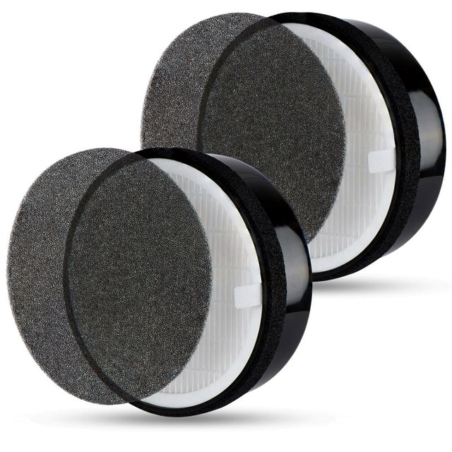 H13 True HEPA Replacement Filter, Compatible with LV-H132 Air Purifier, Part # LV-H132-RF, 2-Pack