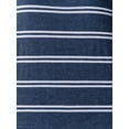 thumbnail image 4 of Time and Tru Womens Striped Short Sleeve Slub Crew Neck T-Shirt, 2-Pack, 4 of 11
