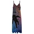 thumbnail image 3 of Space Astronaut Sleeveless Dress Woman Fashion Long Dresses Women's Summer Suit Dress Summer 2025 Women, 3 of 6