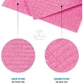thumbnail image 2 of Zulay Swedish Dishcloths for Kitchen - Bulk 6 Pack of No Odor Eco-Friendly Reusable Dish Cloths - Absorbent Swedish Cellulose Sponge Cloth (6 Dishcloths - Rose Red), 2 of 8