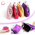 thumbnail image 4 of ZECATL Coin Pouch Purse 4 Packs Cute Canvas Gift Jewelry Trinkets Pouch Clasp Closure Wallet Assorted Colors, 4 of 5