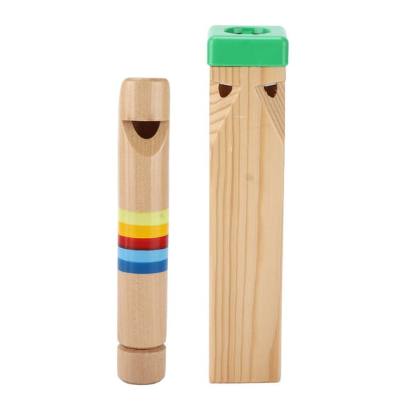 Train Whistle Tones,2Pcs Train Whistle Wooden Train Whistle Kids Slide Whistle Toy Exceptional Reliability