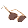 thumbnail image 1 of Gafas de sol plegables Gafas de conducción Marco cuadrado Protección Mujeres Hombres Moderno Té de champán Yuyangstore Gafas plegables, 1 of 8